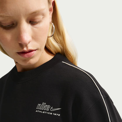 Nike Studio Fleece Kadın Siyah T-shirt