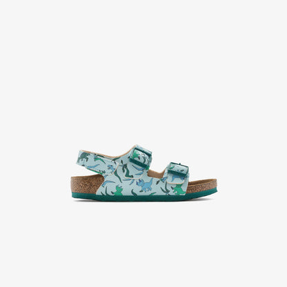 Birkenstock Milano Bf Big Dino Bebek Mavi Sandalet