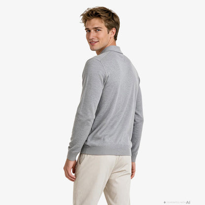 Nautica Erkek Gri Regular Fit Triko