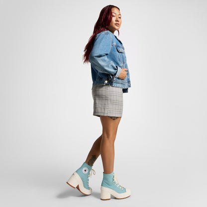 Converse Chuck 70 De Luxe Heel Kadın Mavi Platform Sneaker
