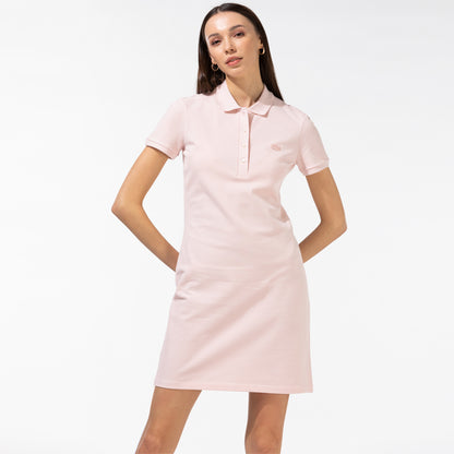 Lacoste Slim Fit Kadın Pembe Elbise