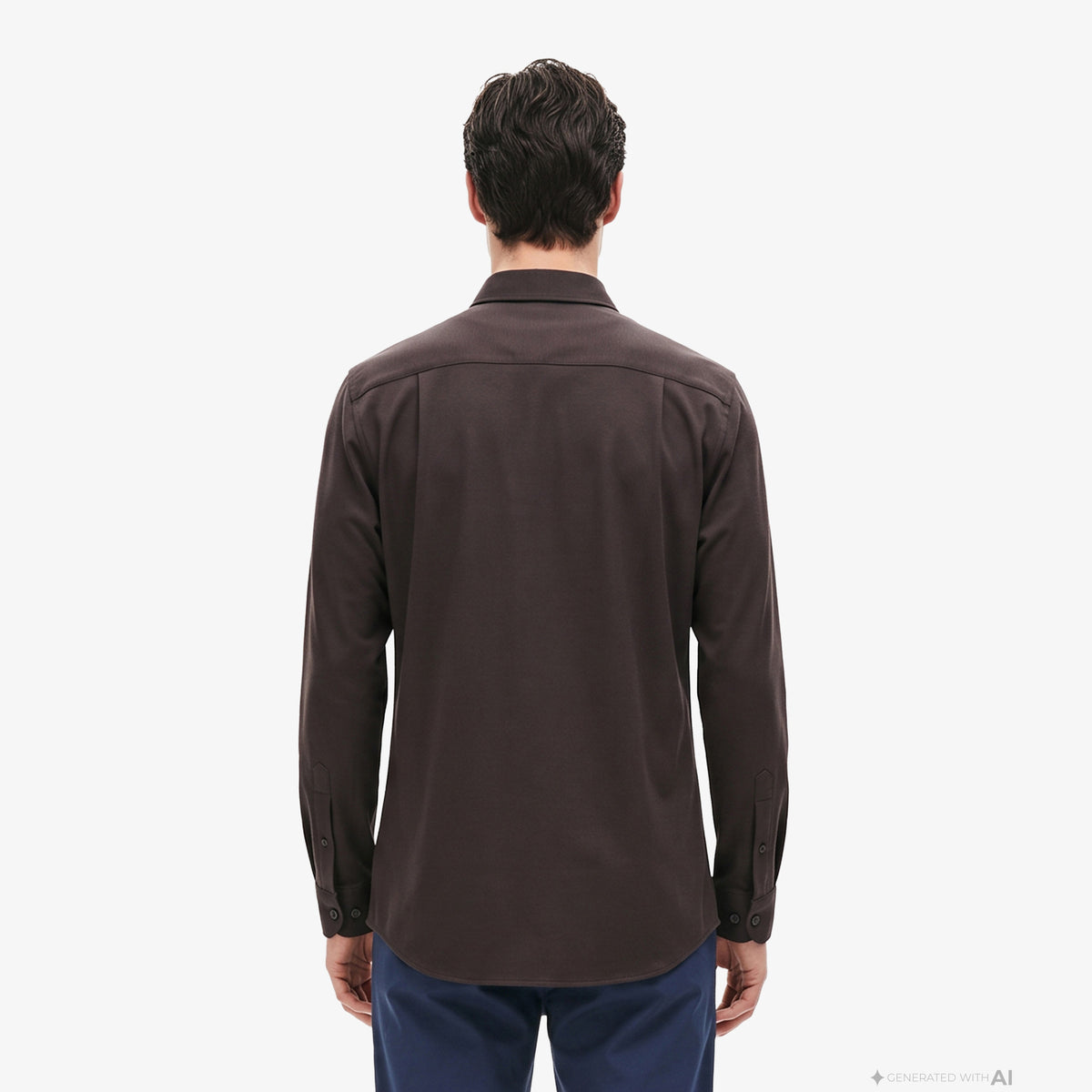 Lacoste Slim Fit Erkek Kahverengi Gömlek