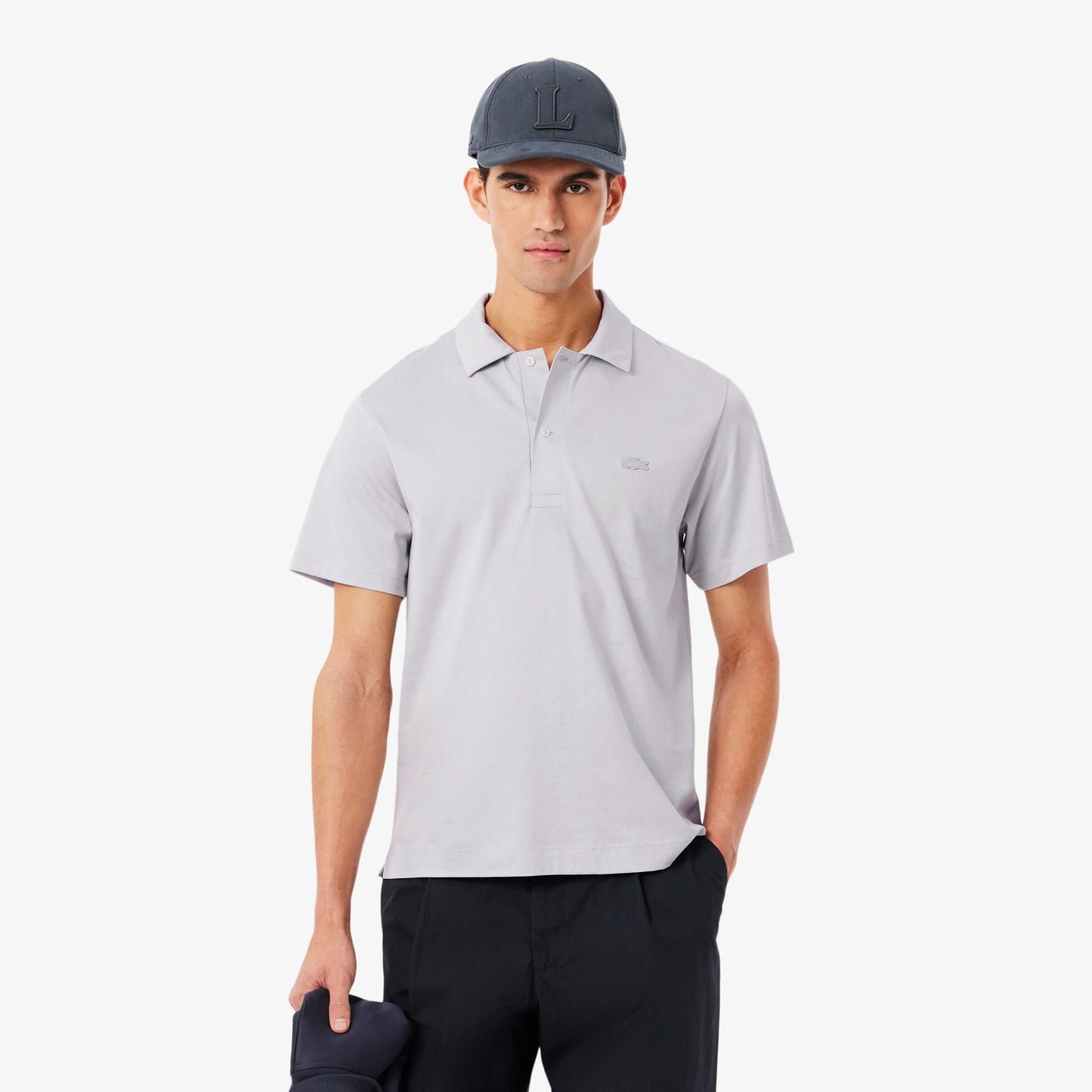 Lacoste Erkek Classic Fit Gri Polo