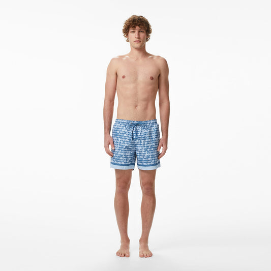 Lacoste Regular Fit Erkek Mavi Deniz Şortu