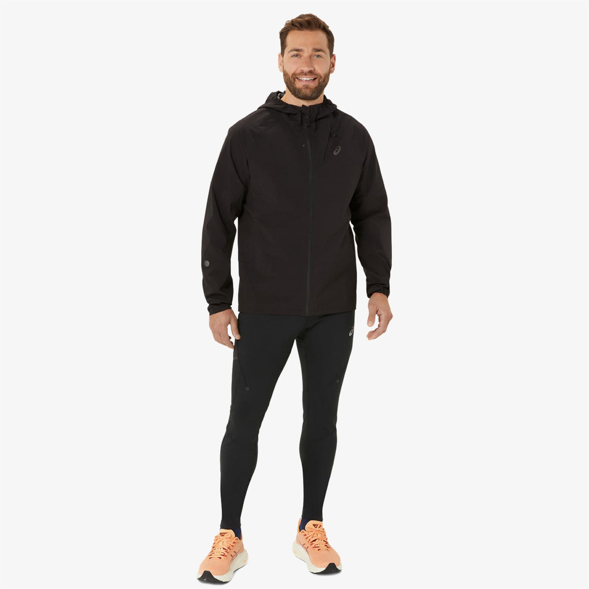 Asics Metarun Waterproof Erkek Siyah Ceket