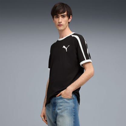 Puma T7 Ringer Erkek Siyah T-shirt