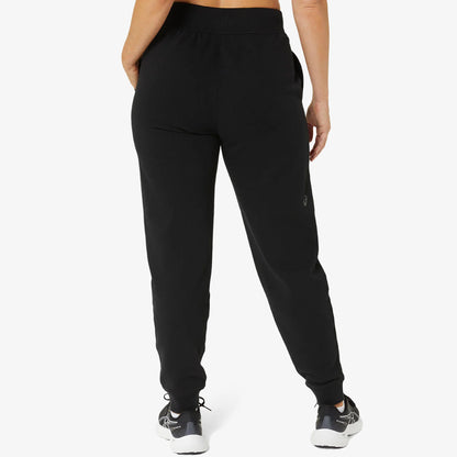Asics Logo Sweatpant Kadın Siyah Eşofman Altı