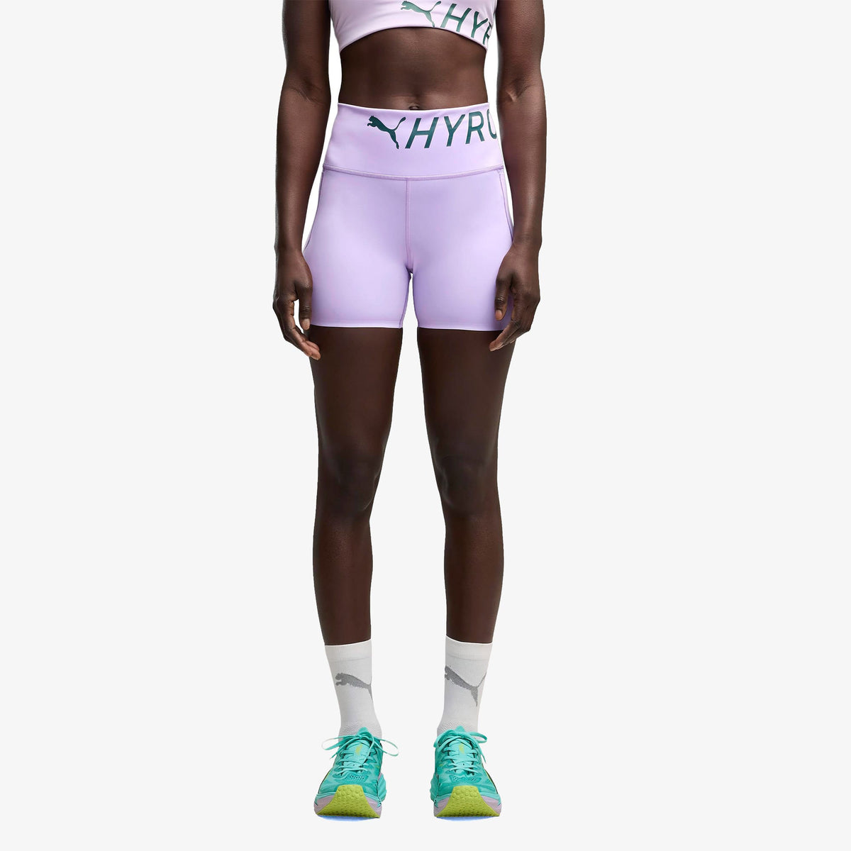 Puma X Hyrox Powermode Kadın Mor Tayt