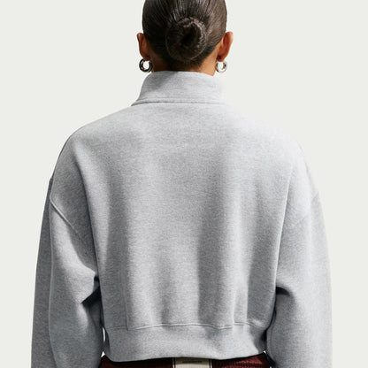 Nike Studio Fleece Kadın Gri Sweatshirt