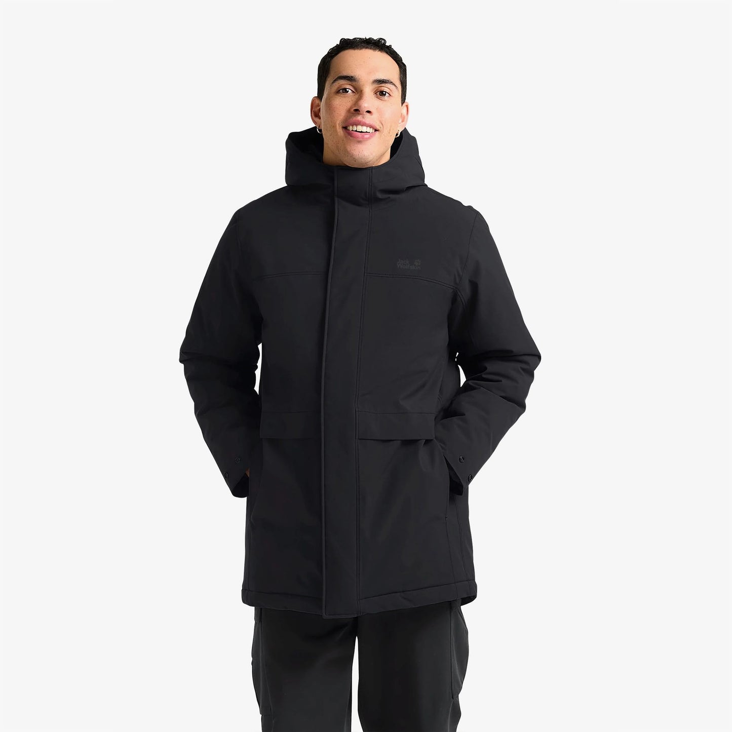 Jack Wolfskin Cold Camp Erkek Siyah Ceket
