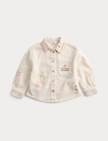 Denim Desenli Ceket