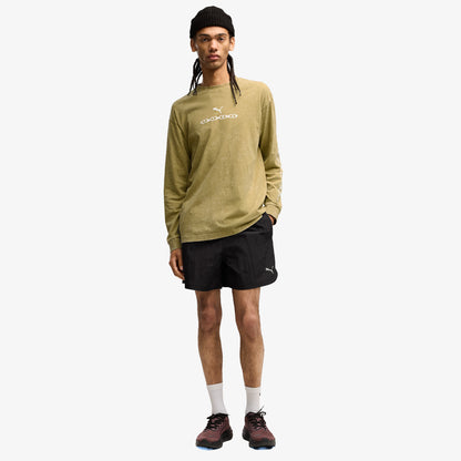 Puma Run Culture Collective Erkek Kahverengi T-shirt