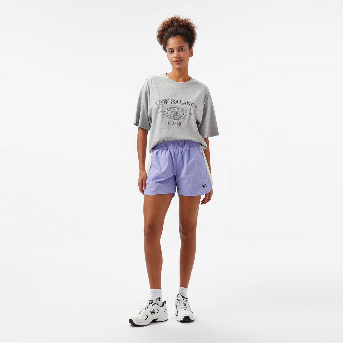 New Balance Lifestyle Erkek Gri T-shirt