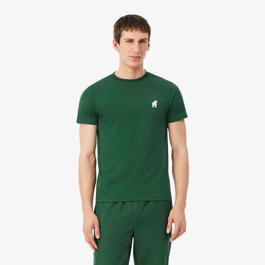 Lacoste Novak Djokovic The Goat Erkek Yeşil T-shirt