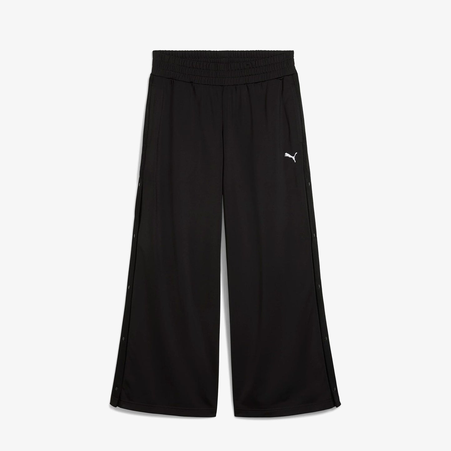 Puma Wardrobe Essentials Low Rise Kadın Siyah Popper Eşofman Altı