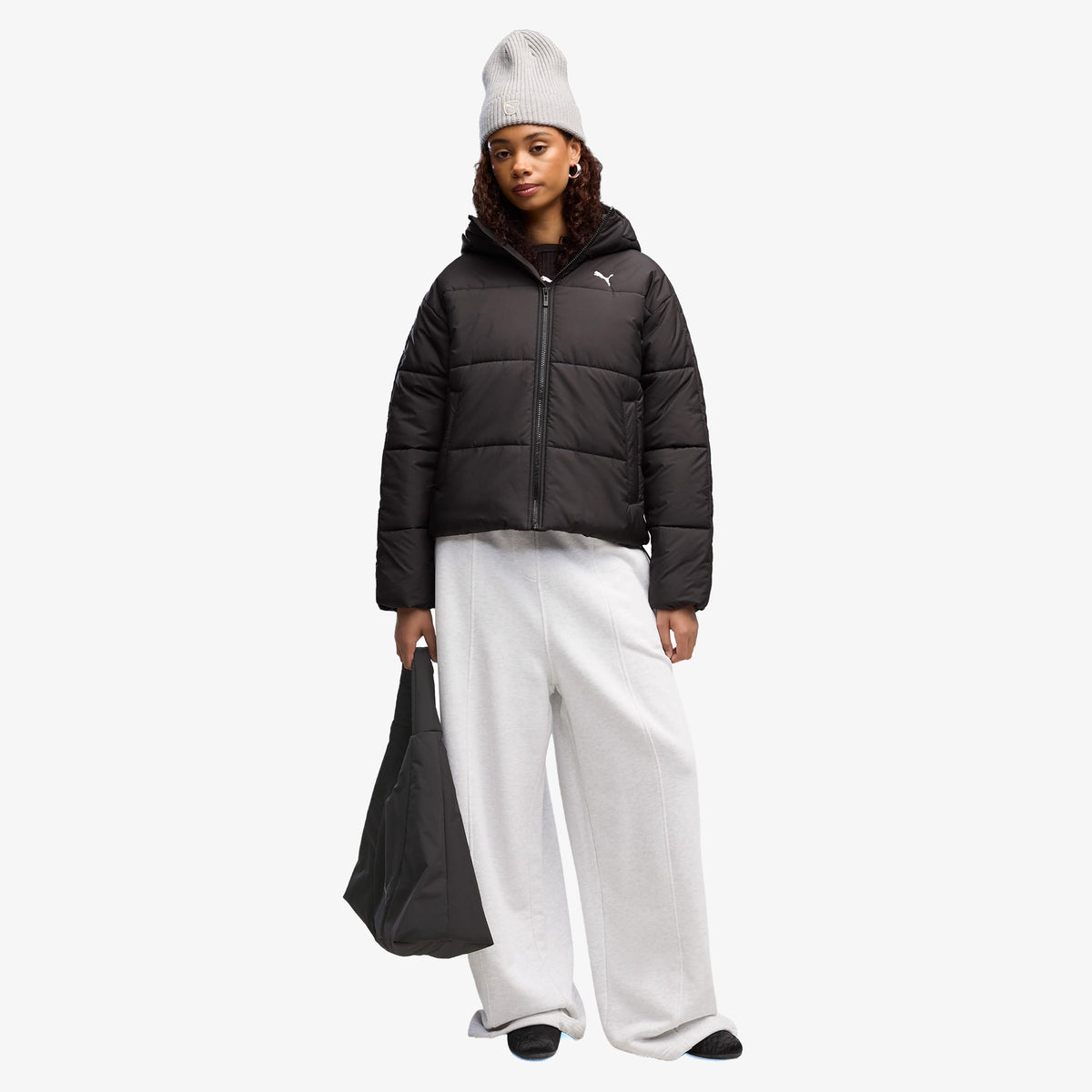Puma Essential Relaxed Padded Kadın Siyah Ceket