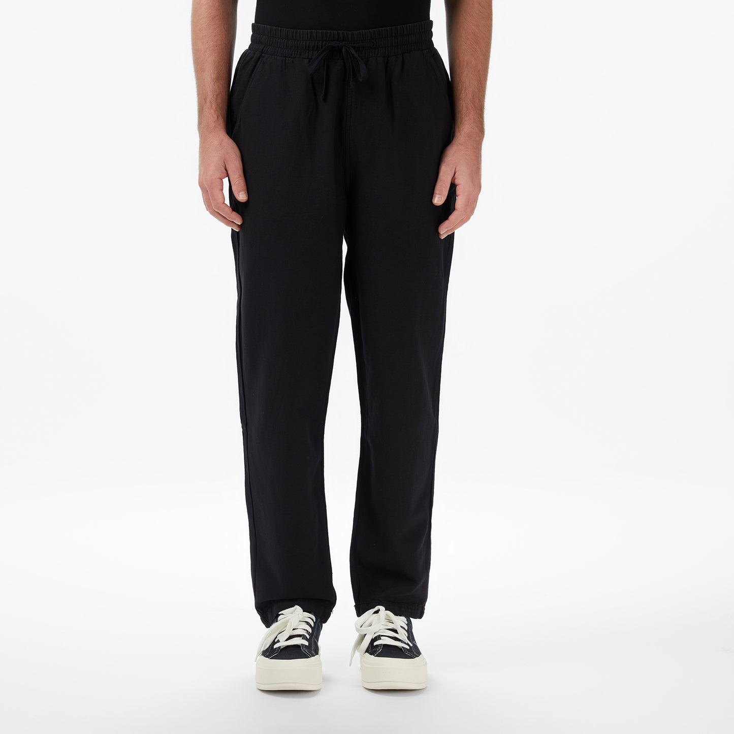 United4 Regular Fit Erkek Siyah Pantolon