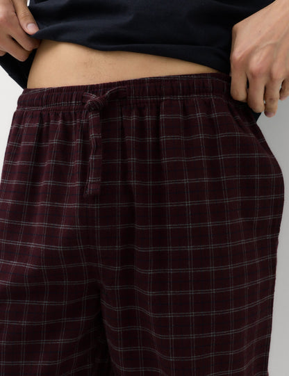 2'li Saf Pamuklu Desenli Pijama Altı Seti