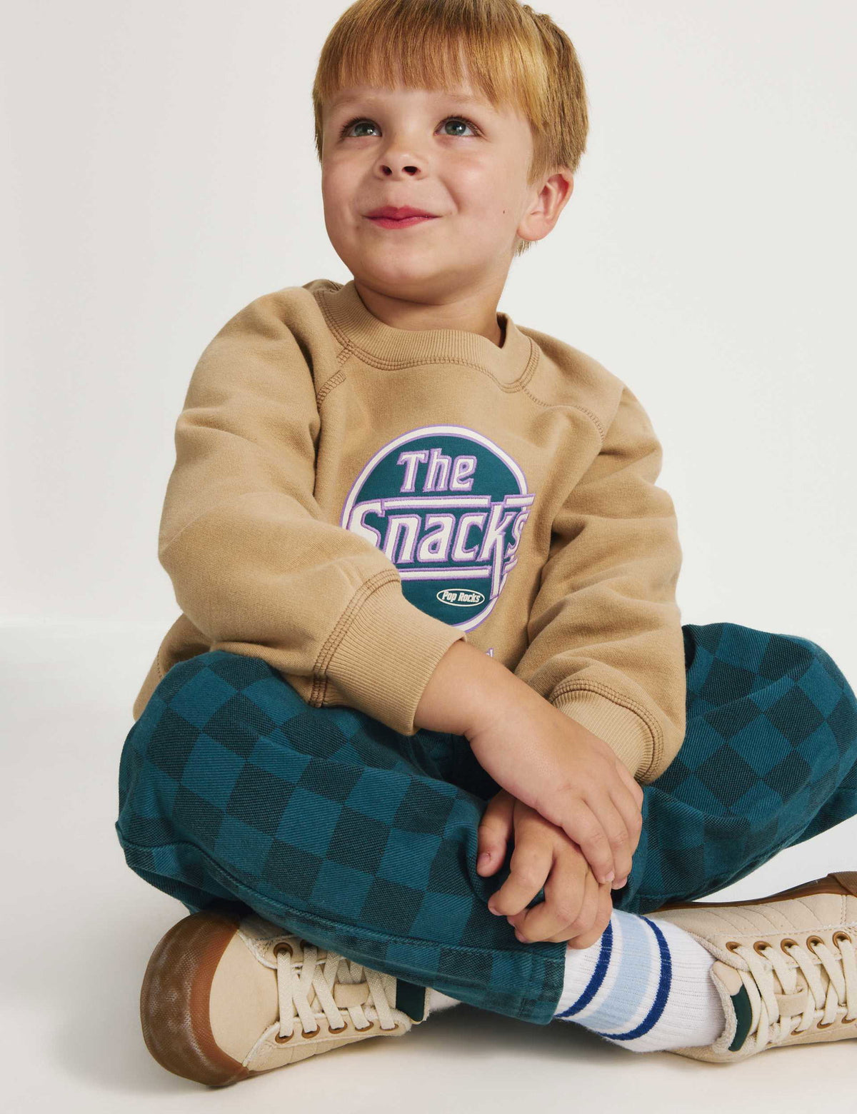 Grafik Baskılı Pamuklu Sweatshirt