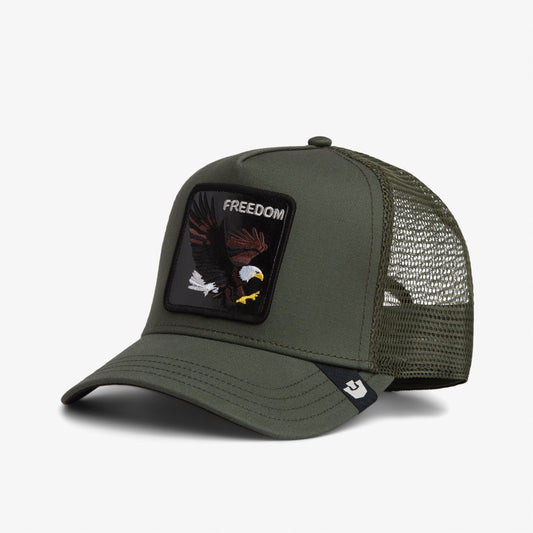Goorin Bros Freedom Eagle Trucker Unisex Yeşil Şapka
