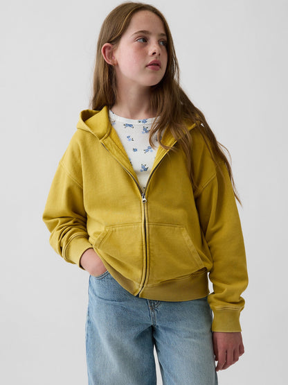 Hardal Vintagesoft Fermuarlı Sweatshirt