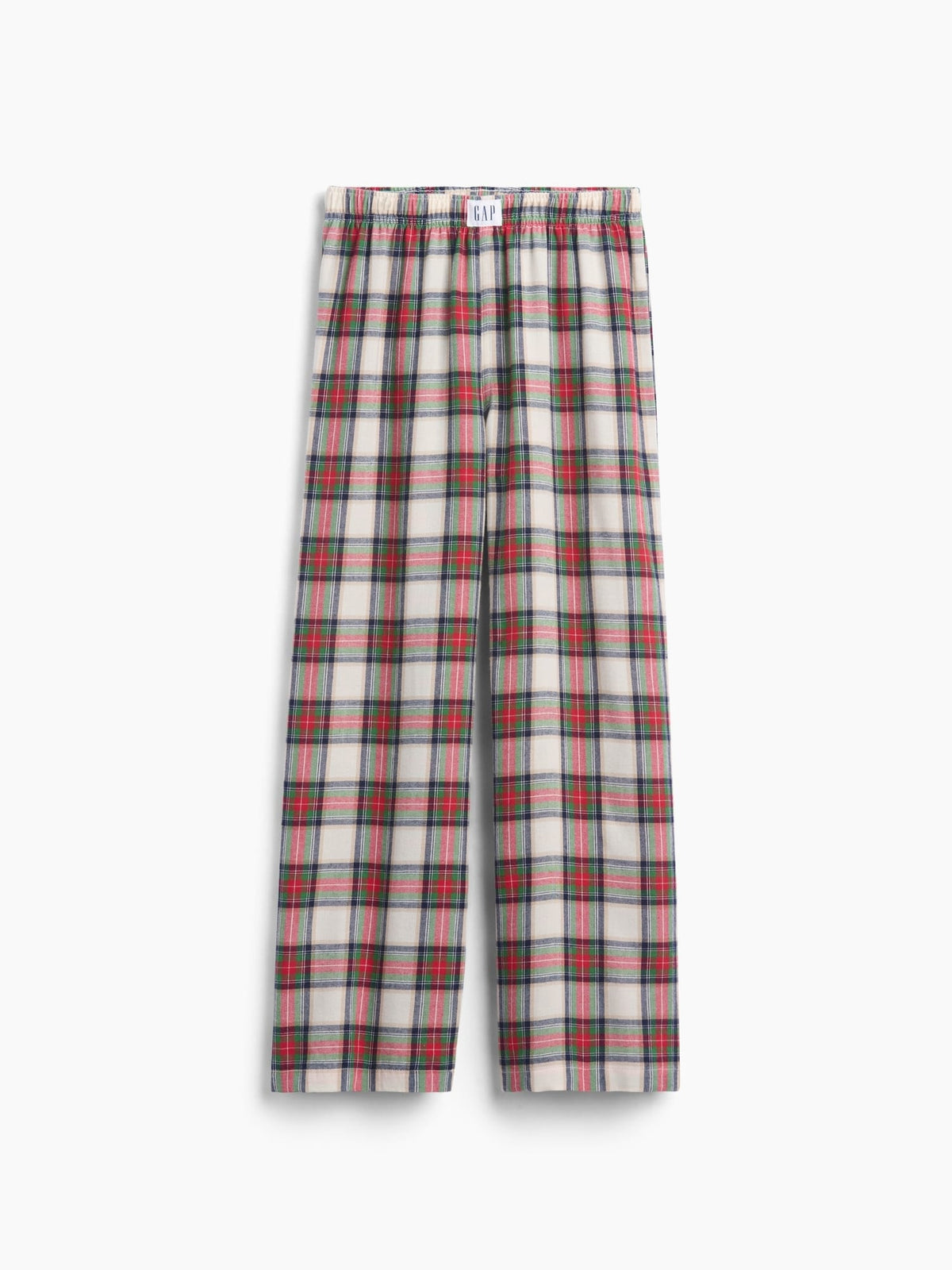 Beyaz Recycled Flannel Pijama Altı