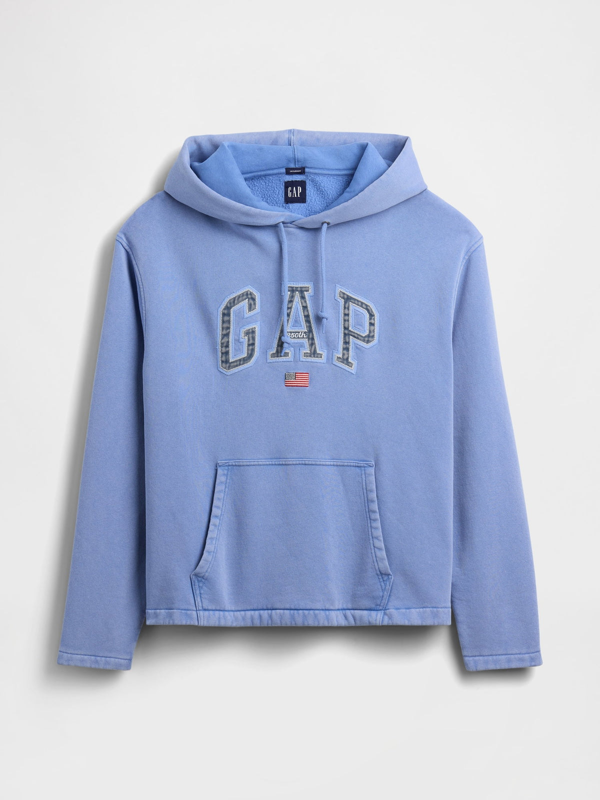 Açık Mavi Vintagesoft Oversized Americana Logo Sweatshirt