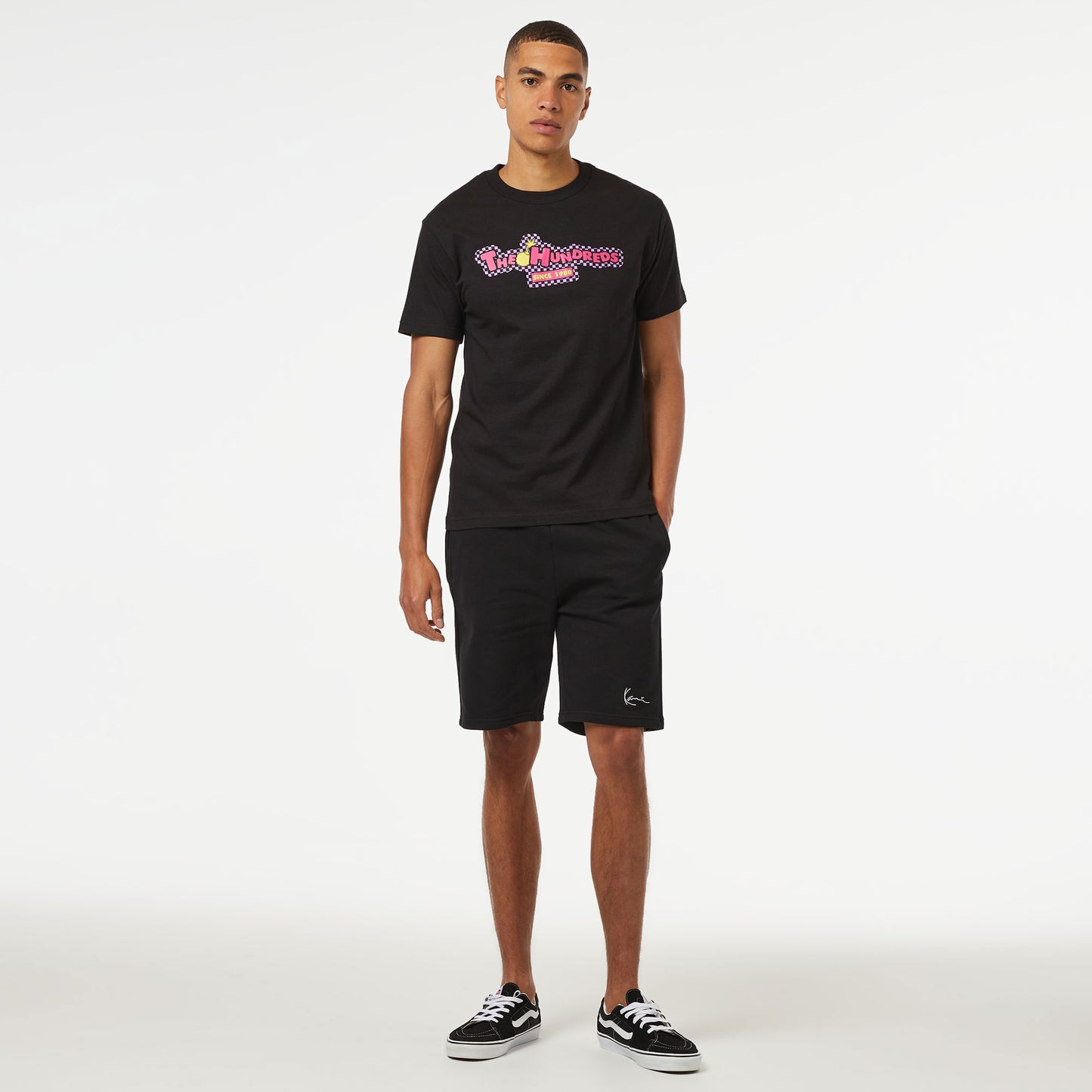 The Hundreds Push Bar Erkek Siyah T-shirt