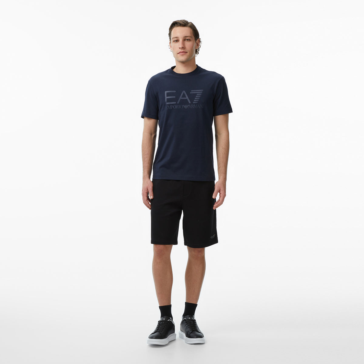 Ea7 Erkek Mavi T-shirt