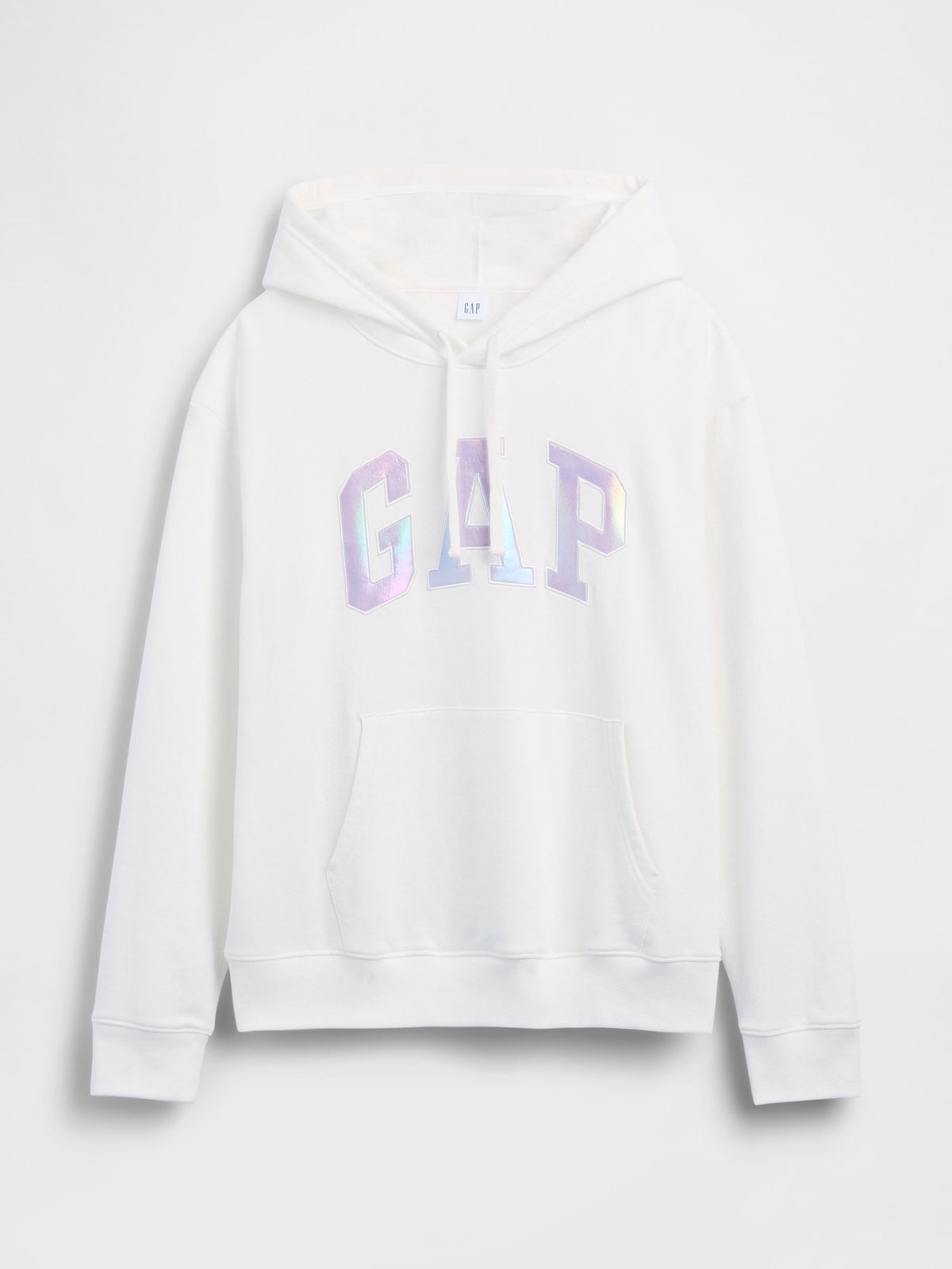 Kırık Beyaz Gap Logo Havlu Kumaş Sweatshirt