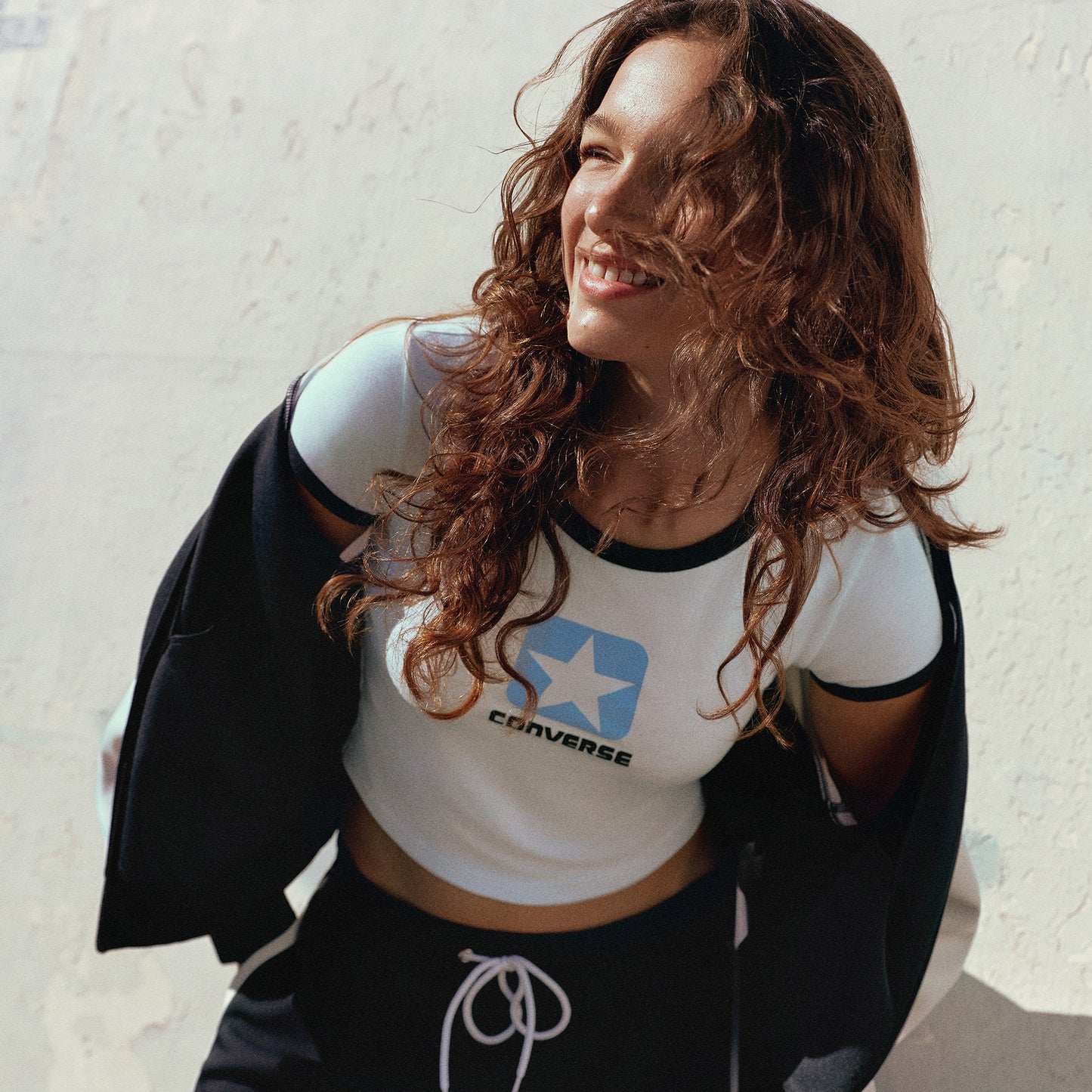 Converse Regular Fit Kadın Beyaz T-shirt