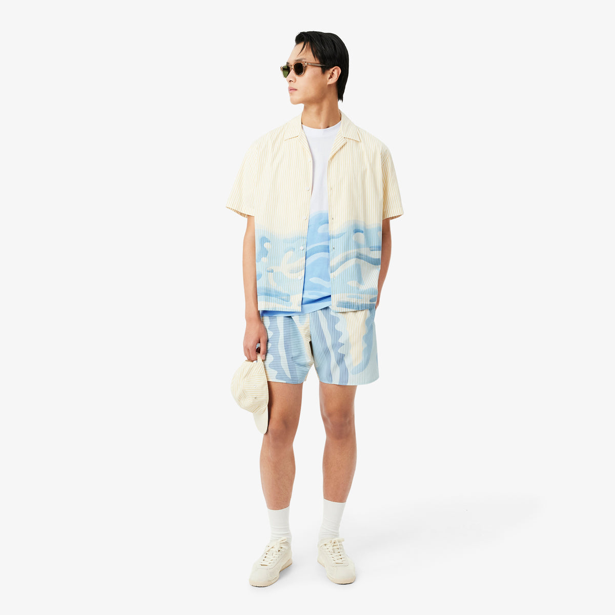 Lacoste Classic Fit Erkek Beyaz T-shirt