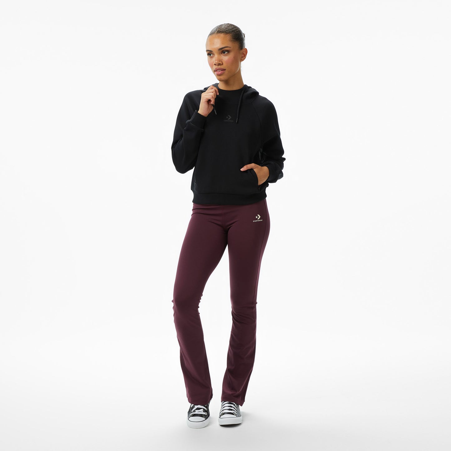 Converse Kadın Siyah Sweatshirt