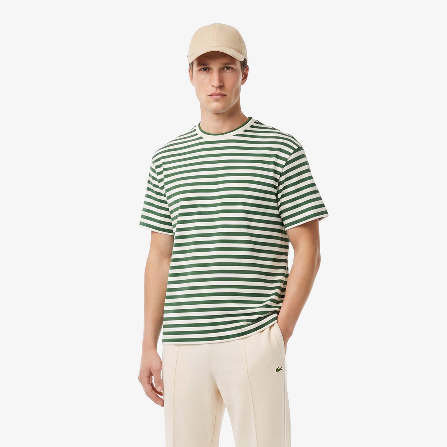 Lacoste Relaxed Fit Erkek Yeşil T-shirt