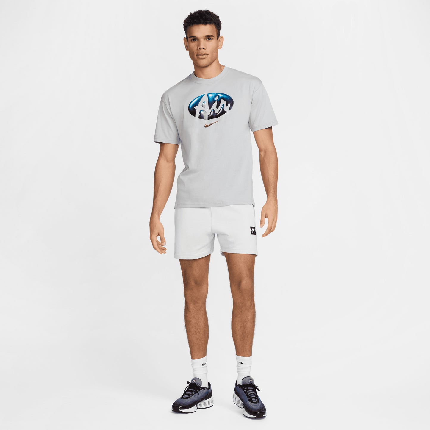 Nike Sportswear Air Max 90 Erkek Gri T-shirt