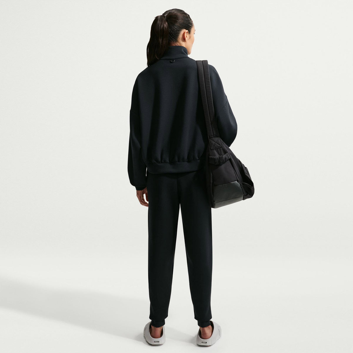 Nike 24.7 Dri Fit Half Zip Kadın Siyah Sweatshirt