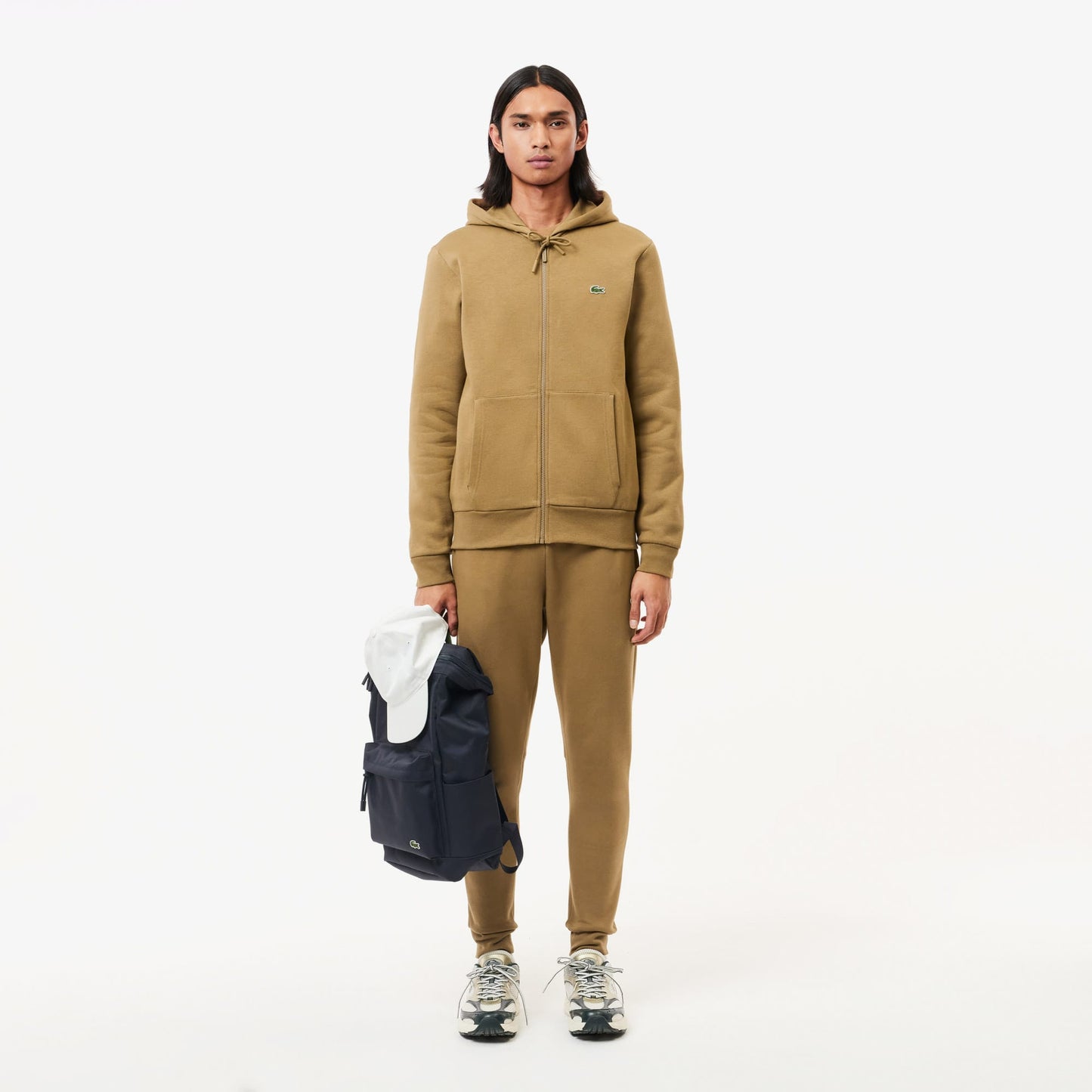 Lacoste Slim Fit Organik Pamuk Erkek Kahverengi Eşofman Altı