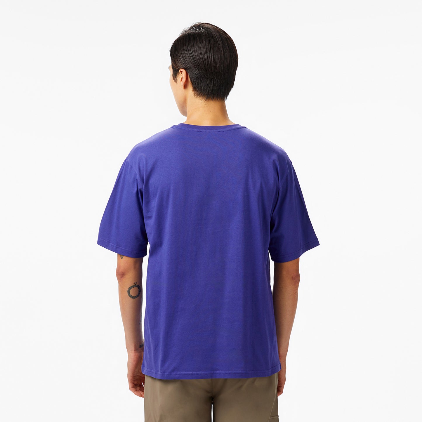 Les Benjamins Essentials Erkek Mor T-shirt
