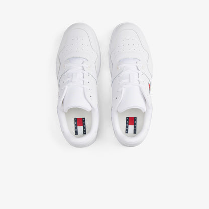 Tommy Hilfiger Retro Basket Essentials Unisex Beyaz Spor Ayakkabı