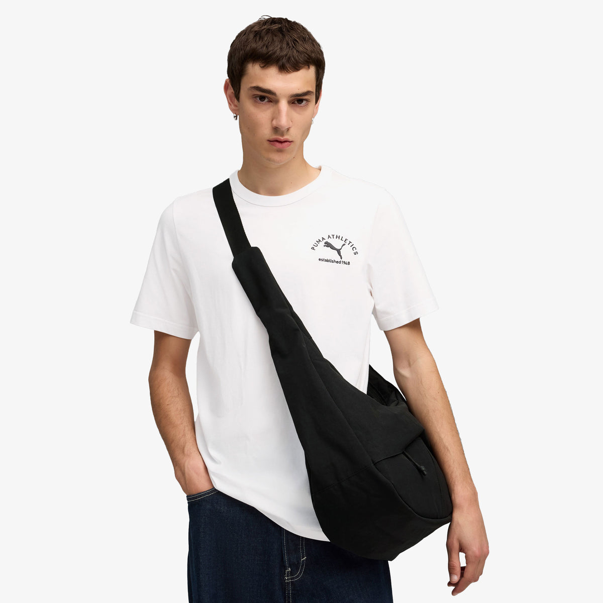 Puma Herren Erkek Beyaz T-shirt