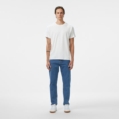 Lacoste Erkek Oversize Fit Bisiklet Yaka Beyaz T-shirt