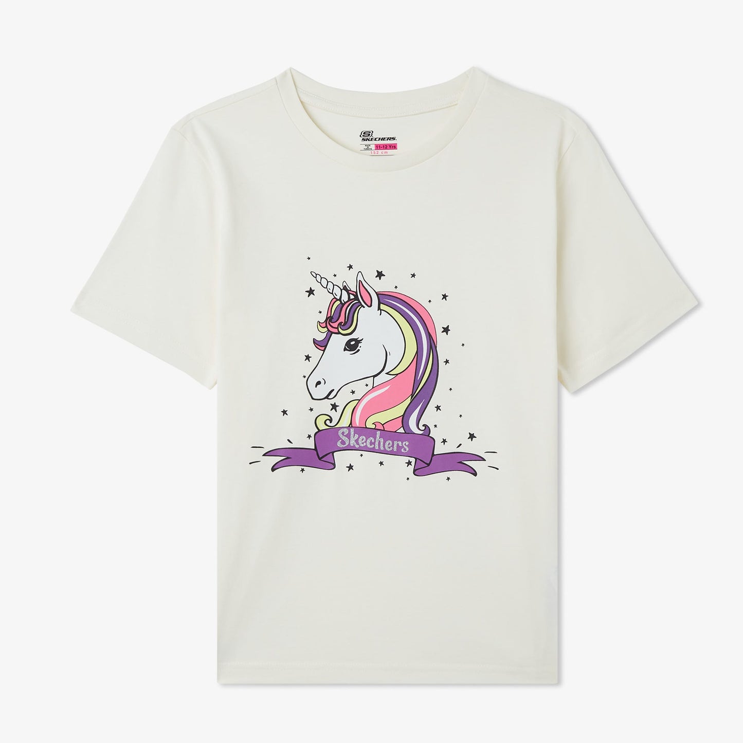 Skechers Graphic Çocuk Beyaz T-shirt