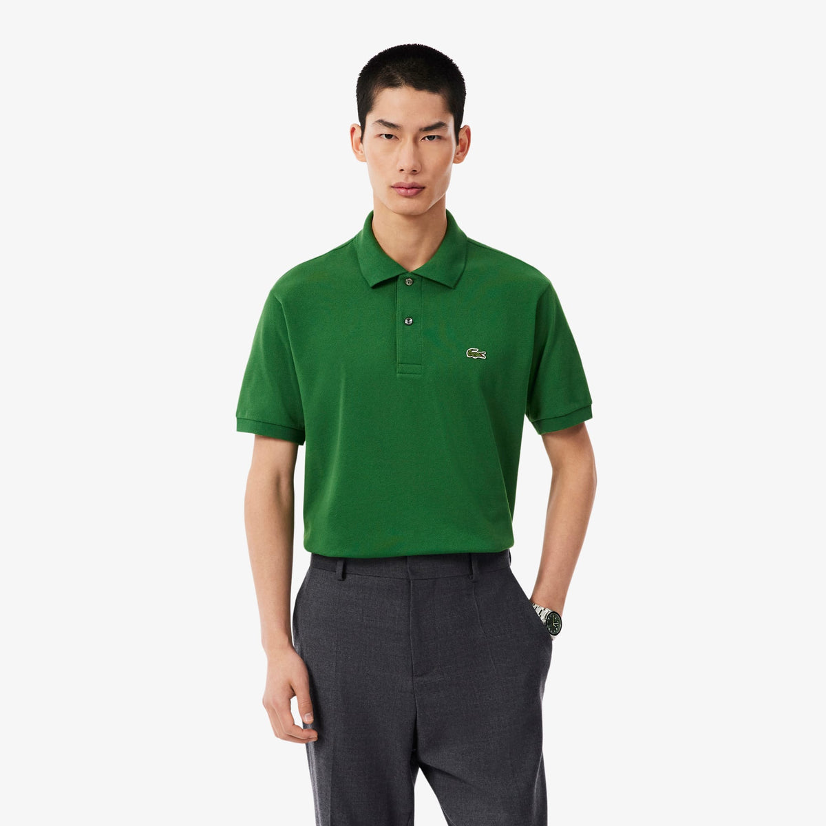 Lacoste L.12.12 Classic Fit Erkek Yeşil Polo
