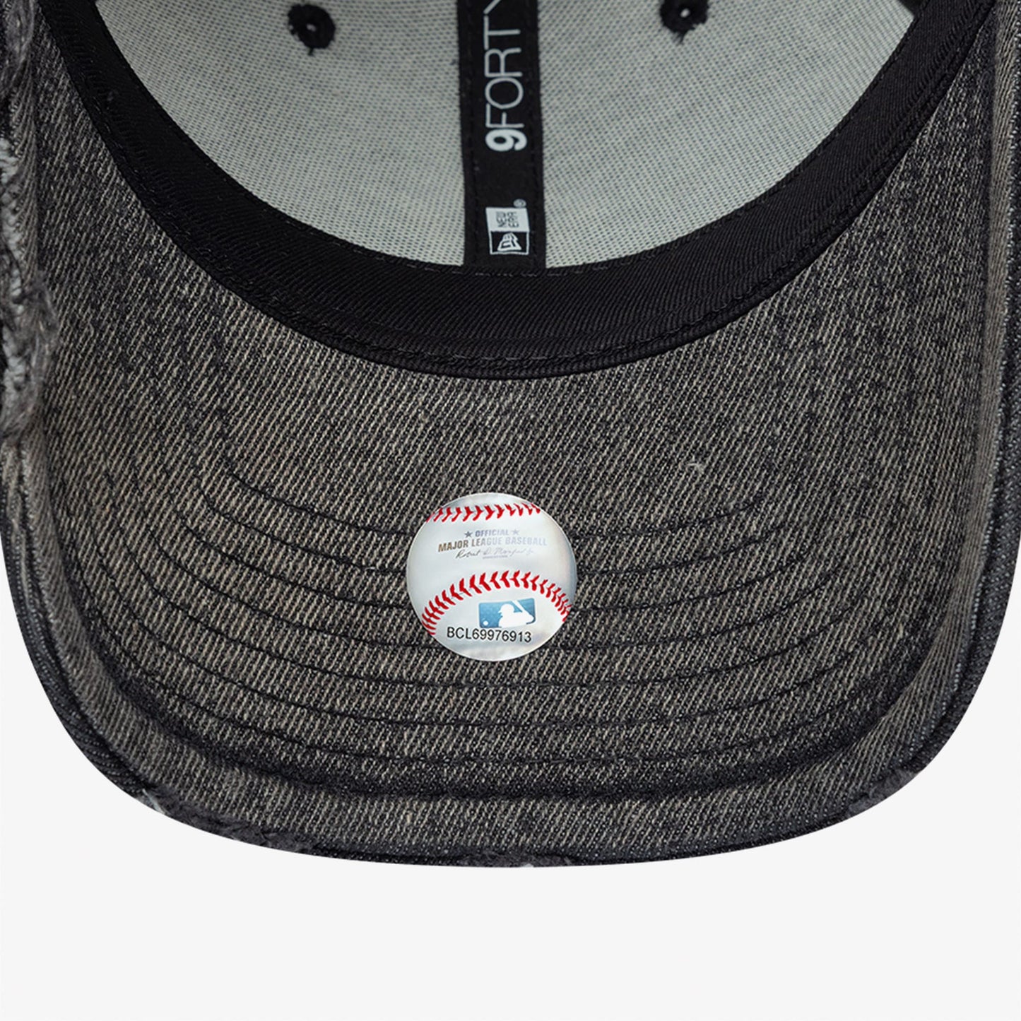 New Era Acid Wash Denim 9forty Unisex Siyah Şapka