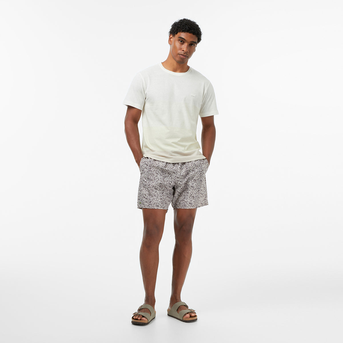 Lacoste Regular Fit Erkek Bej T-shirt