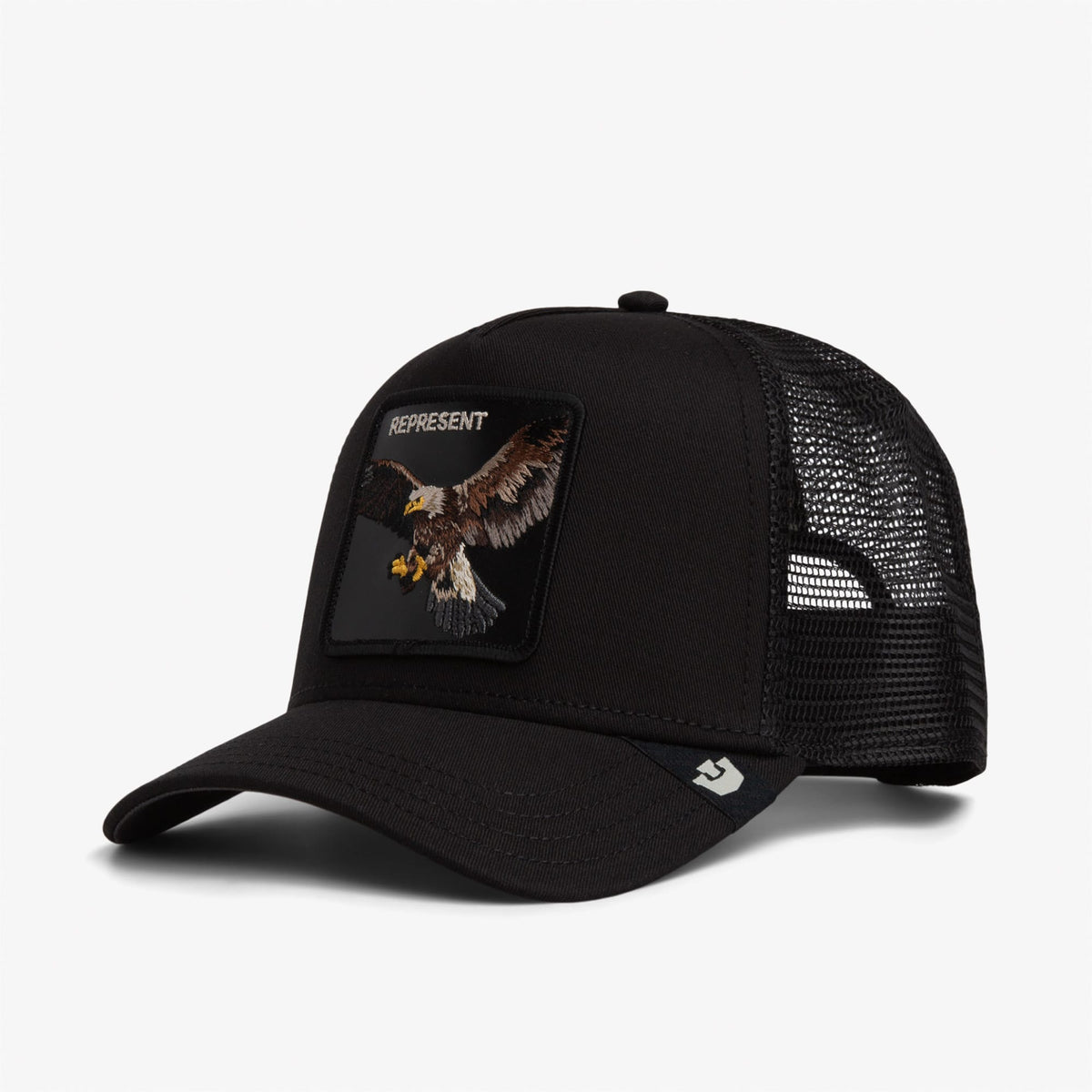 Goorin Bros Represent Eagle Trucker Unisex Siyah Şapka