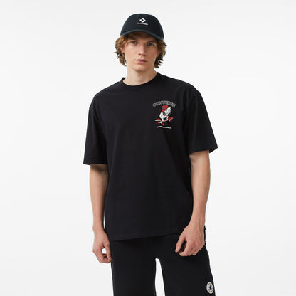 Converse Erkek Siyah Grafik Baskılı T-shirt