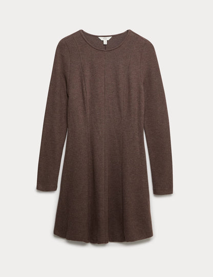 Pamuk Karışımlı Jersey Mini Elbise