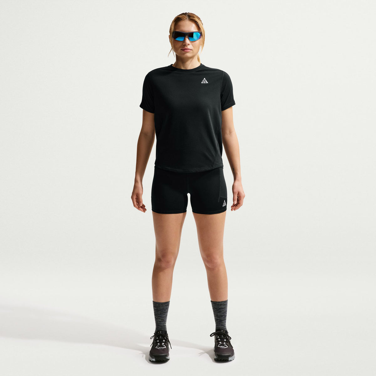 Nike Dri-fıt High-waisted 4 Trail Kadın Siyah Koşu Şort