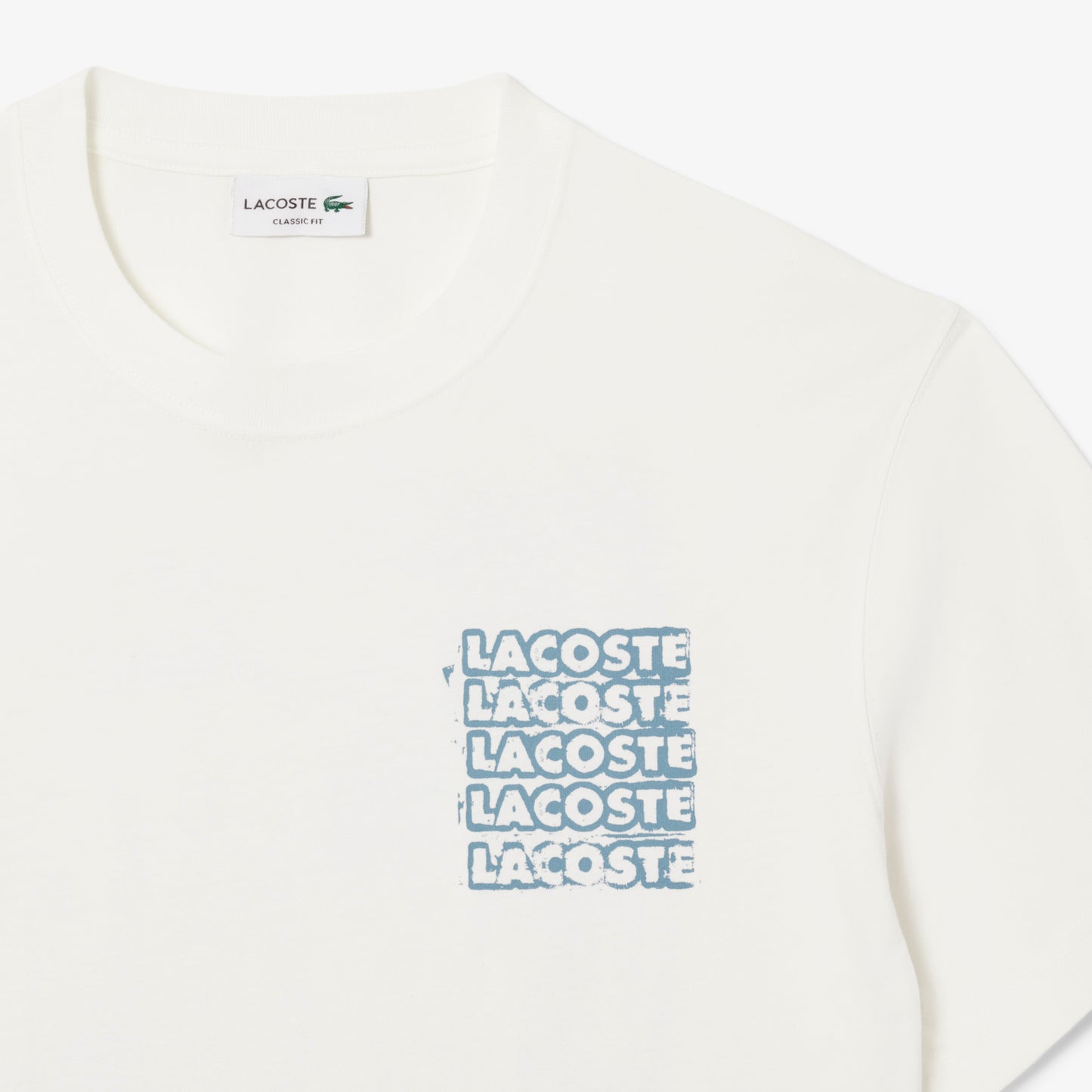 Lacoste Classic Fit Erkek Bej T-shirt
